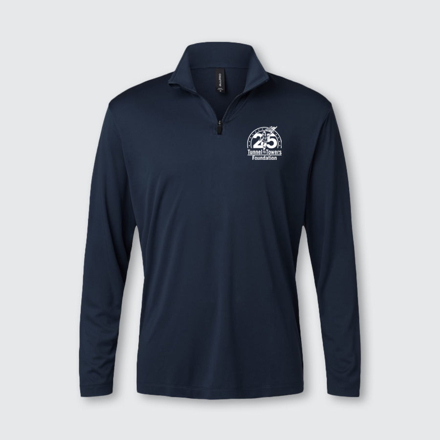 T2T 25th Anniversary Quarter Zip Pullover - Unisex (Navy)