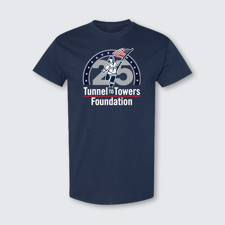 T2T 25th Anniversary Logo Tee - Unisex (Navy)