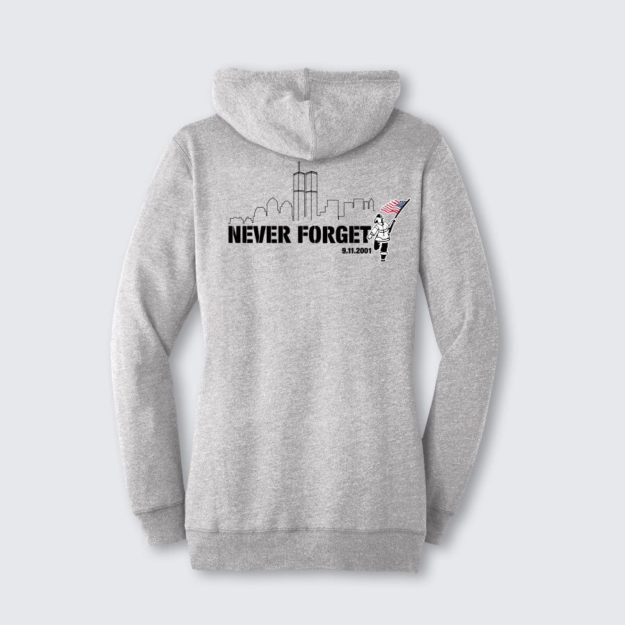 T2T Never Forget Hoodie – Women - (Grey)