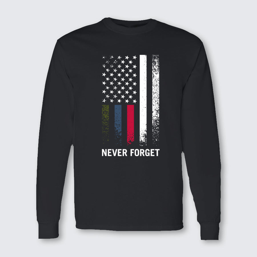 T2T Patriot Long Sleeve Tee - Unisex (Black)