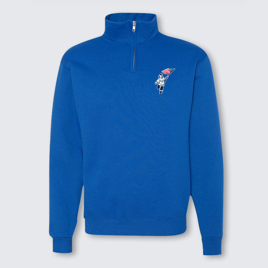 T2T Quarter Zip Sweatshirt – Unisex - (Royal)