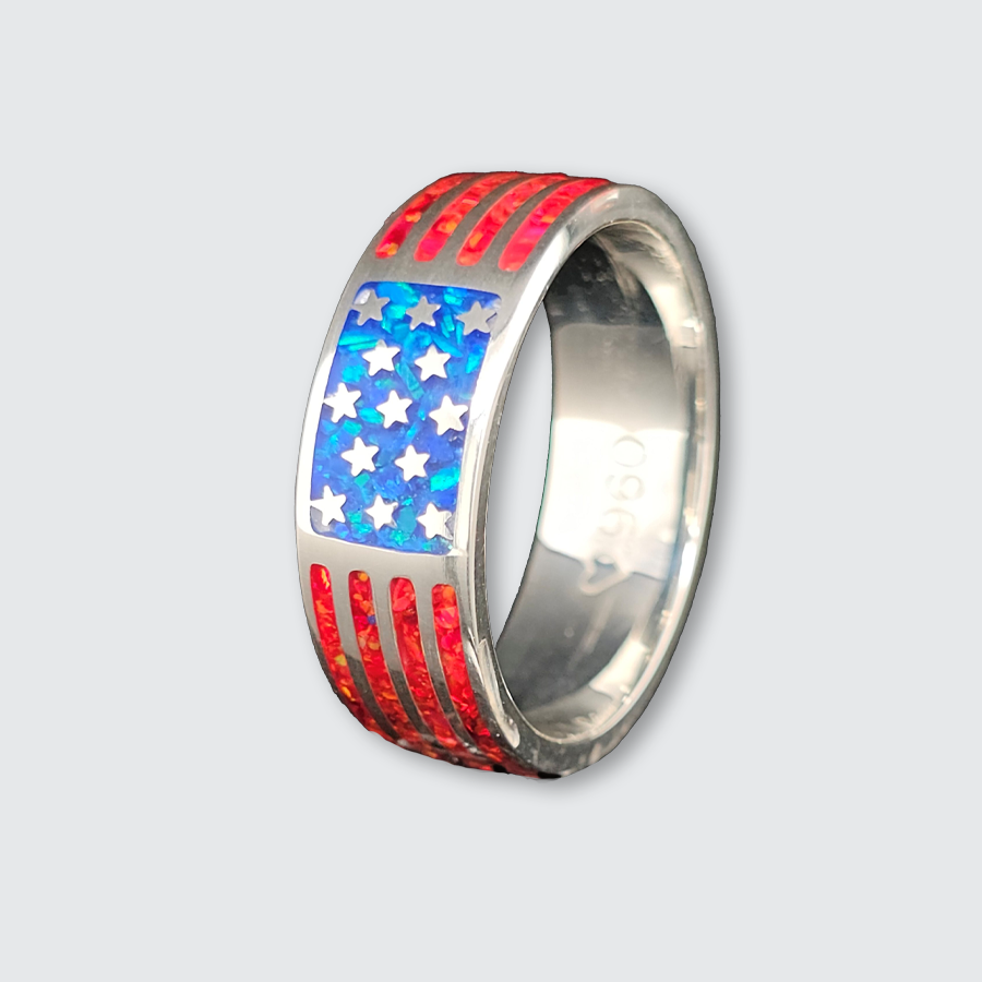 Stars and Stripes Ring - NEW! (see sizing note)