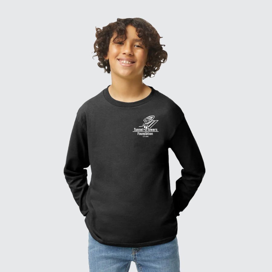 T2T Patriot Long Sleeve Tee - YOUTH (Black)