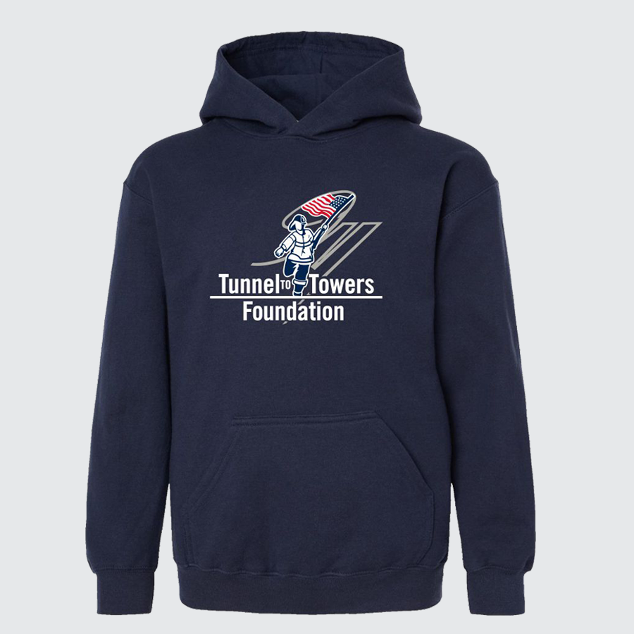 T2T Logo Hoodie- YOUTH (Navy)
